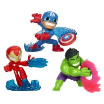 Conjunto de bonecos de ação Marvel Avengers Mighty-Verse Series 1