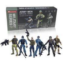 Conjunto de bonecos de ação MQSTARSRISE Soldiers Toys Army Men, 6 unidades Conjunto de bonecos de ação MQSTARSRISE Soldiers Toys Army Men, 6 unidades