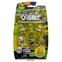 Conjunto de bonecos de ação Ooshies TMNT Series 1 (pacote com 7) +5 anos