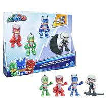 Conjunto de bonecos de ação PJ Masks Flight Time Mission Kids 3+