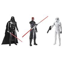 Conjunto de bonecos de ação STAR WARS Clash of The Dark Side 30 cm