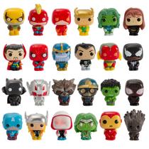 Conjunto de bonecos de ação Superheroes Justice League 24 peças para meninos - HHMJZW