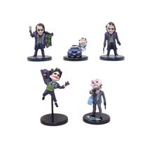Conjunto de bonecos de ação The Dark Knight Joker 5 bonecos de PVC Conjunto de bonecos de ação The Dark Knight Joker 5 bonecos de PVC