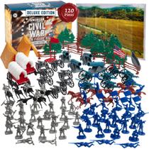 Conjunto de bonecos de ação Toy Soldier Civil War 120 unidades SCS Direct Conjunto de bonecos de ação Toy Soldier Civil War 120 unidades SCS Direct