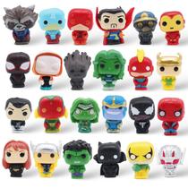 Conjunto de bonecos de ação YINGCHENG Superhero Adventure 24 peças