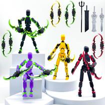 Conjunto de bonecos de ação ZOMGURD T13 Titan 13 Robot 14 cm, 4 pacotes