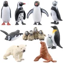 Conjunto de bonecos de animais polares, presente para crianças AENIMELY Arctic Winter