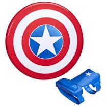 Conjunto de bonecos de brinquedo Avengers Captain America com escudo magnético