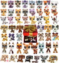 Conjunto de bonecos de brinquedo ERGUI LPS Random Pack 5 Rare Cat Dog com Acc Conjunto de bonecos de brinquedo ERGUI LPS Random Pack 5 Rare Cat Dog com Acc