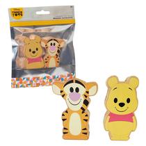 Conjunto de bonecos de brinquedo Just Play Disney Wooden Winnie Pooh Tigger Conjunto de bonecos de brinquedo Just Play Disney Wooden Winnie Pooh Tigger