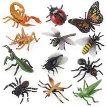 Conjunto de bonecos de brinquedo SIENON Realistic Insect Animals, 12 unidades Conjunto de bonecos de brinquedo SIENON Realistic Insect Animals, 12 unidades