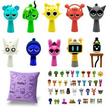 Conjunto de bonecos de brinquedo VBstar Sprunki Sky, Wenda, Mr. Fun e mais (10 unidades)