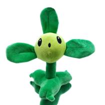 Conjunto de bonecos de pelúcia PVZ Blover Zombie Plant com 50 adesivos
