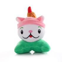 Conjunto de bonecos de pelúcia PVZ Cattail Zombie Plant com 50 adesivos Conjunto de bonecos de pelúcia PVZ Cattail Zombie Plant com 50 adesivos