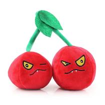 Conjunto de bonecos de pelúcia PVZ Cherry Bomb Zombie Plant com adesivos