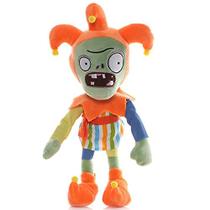 Conjunto de bonecos de pelúcia PVZ Clown Zombie & More com 50 adesivos