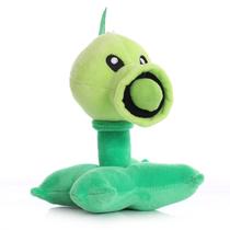 Conjunto de bonecos de pelúcia PVZ Pea Shooter Zombie Plant com adesivos