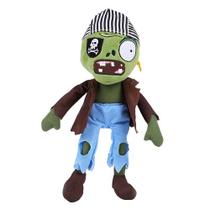 Conjunto de bonecos de pelúcia PVZ Pirate Zombie, Zombie Plant com adesivos Conjunto de bonecos de pelúcia PVZ Pirate Zombie, Zombie Plant com adesivos