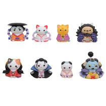 Conjunto de bonecos de personagens fofos de anime, 8 peças de PVC colecionáveis com caixa Conjunto de bonecos de personagens fofos de anime, 8 peças de PVC colecionáveis com caixa