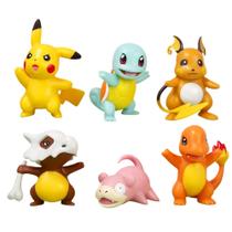 Conjunto de bonecos de PVC colecionáveis Gacha, 6 peças de 5 a 10 cm de altura