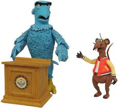 Conjunto de bonecos Diamond Select Toys The Muppets Sam The Eagle e Rizzo The Rat