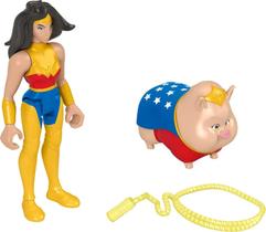 Conjunto de bonecos Fisher-Price DC League of Super-Pets Wonder Woman Conjunto de bonecos Fisher-Price DC League of Super-Pets Wonder Woman