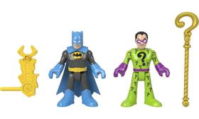 Conjunto de bonecos Fisher-Price Imaginext DC Super Friends Batman & The Riddler para crianças de 3 a 8 anos