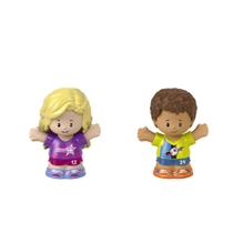 Conjunto de Bonecos Fisher-Price Little People - Futebol e Esportes (2 Unidades)