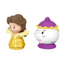 Conjunto de bonecos Fisher-Price Little People Princess Belle & Mrs Potts Conjunto de bonecos Fisher-Price Little People Princess Belle & Mrs Potts
