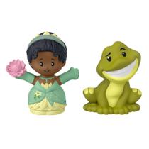 Conjunto de bonecos Fisher-Price Little People Princess Tiana & Naveen