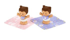 Conjunto de bonecos Fisher-Price Little People Snuggle Twins Toddler