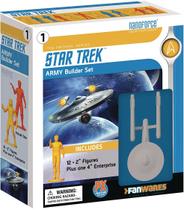 Conjunto de Bonecos Nanoforce Army Builder Star Trek TOS em Caixa