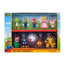 Conjunto de bonecos Nintendo Super Mario Friends & Enemies x10