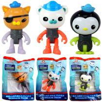 Conjunto de bonecos Octonauts Fisher Price articulado de 8 cm com brilho Conjunto de bonecos Octonauts Fisher Price articulado de 8 cm com brilho