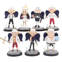 Conjunto de bonecos One Piece Angel, 7 peças, estátuas de PVC, 12 cm Warlords