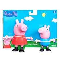 Conjunto de Bonecos Peppa e George Pig Hasbro