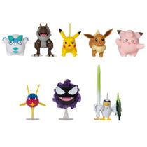 Conjunto de bonecos Pokémon Battle 8, pacote com 6 bonecos de 5 cm e 2 bonecos de 7,5 cm Conjunto de bonecos Pokémon Battle 8, pacote com 6 bonecos de 5 cm e 2 bonecos de 7,5 cm