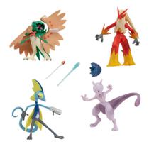 Conjunto de bonecos Pokémon Battle Feature com 4 bonecos de 11 cm