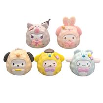 Conjunto de bonecos Sanrio Wobbler Series de 5 peças - Decoração de mesa
