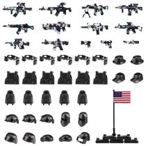 Conjunto de bonecos Toy Soldiers MaozyHomie US Camouflage 51 unidades