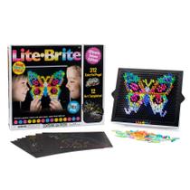 Conjunto de bônus Lite Brite Magic Screen com tablet, pinos e modelos