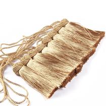 Conjunto de borlas BEL AVENIR 8 peças de poliéster dourado 27 cm