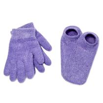 Conjunto de botas e luvas de gel hidratante NatraCure Conjunto de botas e luvas de gel hidratante NatraCure