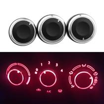 Conjunto De Botões De Ar Condicionado Para Mazda 6 2006-2015, 3 Peças Em Liga De Alumínio Para Conjunto De Botões De Ar Condicionado Para Mazda 6 2006-2015, 3 Peças Em Liga De Alumínio Para