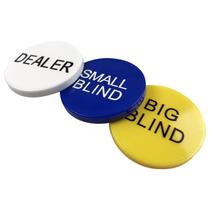 Conjunto de botões de cassino Craps Dealer Yuanhe Professional de 5 cm Conjunto de botões de cassino Craps Dealer Yuanhe Professional de 5 cm