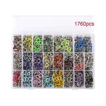 Conjunto De Botões De Pressão Metálicos Com Alicate Para Costura De Roupas, Bolsas E Calçados Conjunto De Botões De Pressão Metálicos Com Alicate Para Costura De Roupas, Bolsas E Calçados