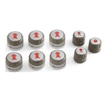 Conjunto de botões de substituição para churrasqueiras a gás Weber Summit 660/670 Conjunto de botões de substituição para churrasqueiras a gás Weber Summit 660/670