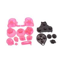 Conjunto De Botões Modificados Coloridos Para Controle Gamecube Com Botões Condutivos De Borracha