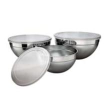 Conjunto de Bowls com Tampa Euro Home German em Inox - 3 Pecas - hauskfrat