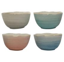 Conjunto de Bowls contemporâneo de cerâmica - 4 peças - Incasa